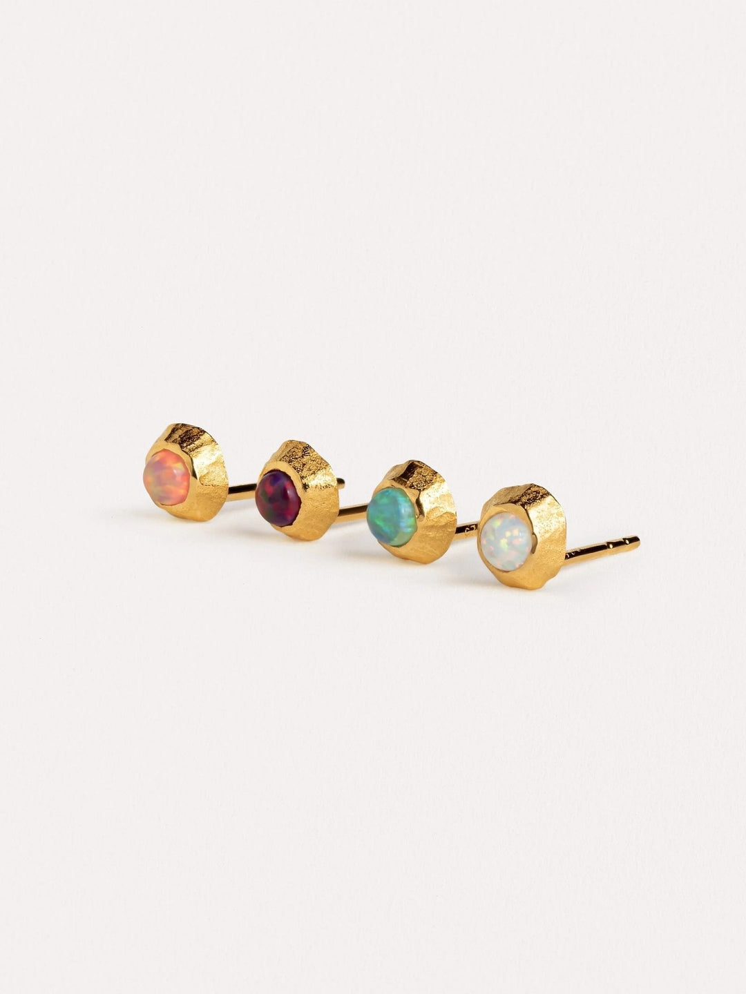 Clevia Opal Stud Earrings - Sun & IceBirthstone Earringsboho earringsLunai Jewelry