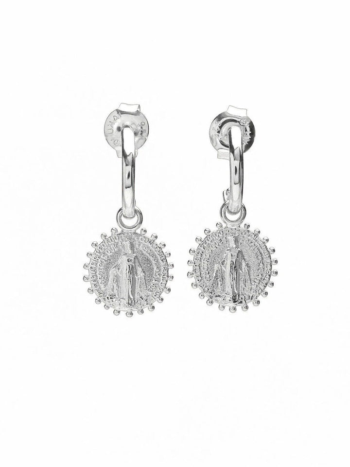 Codi Gold Coin Earrings - 925 Sterling SilverBackUpItemsCoin Dangle EarringsLunai Jewelry