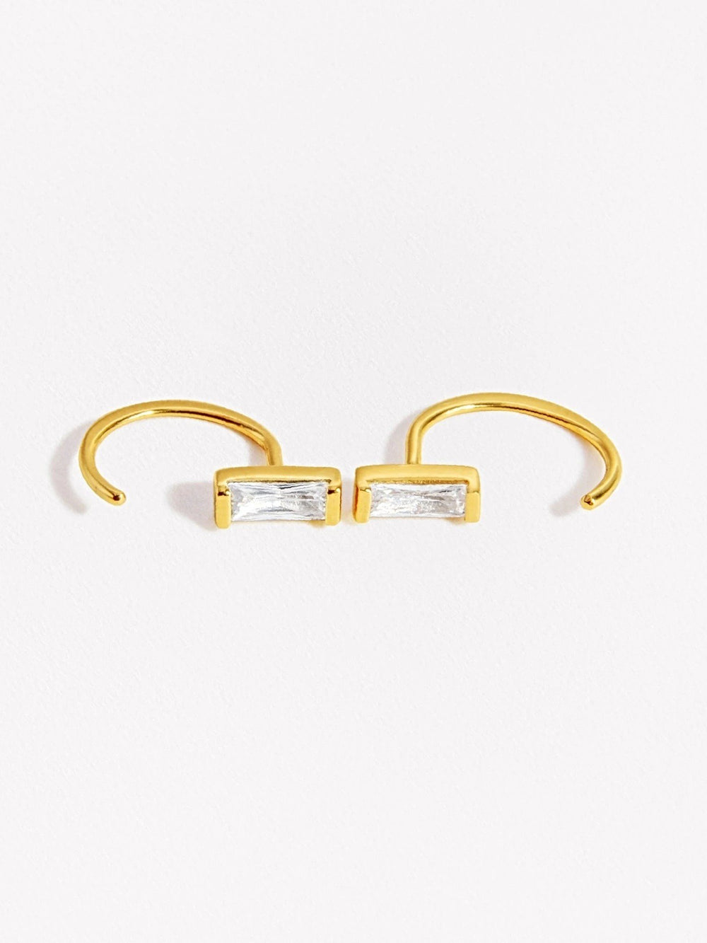 Iva Huggie Hoop Earrings - 24K Gold PlatedBackUpItemsBridesmaid GiftLunai Jewelry