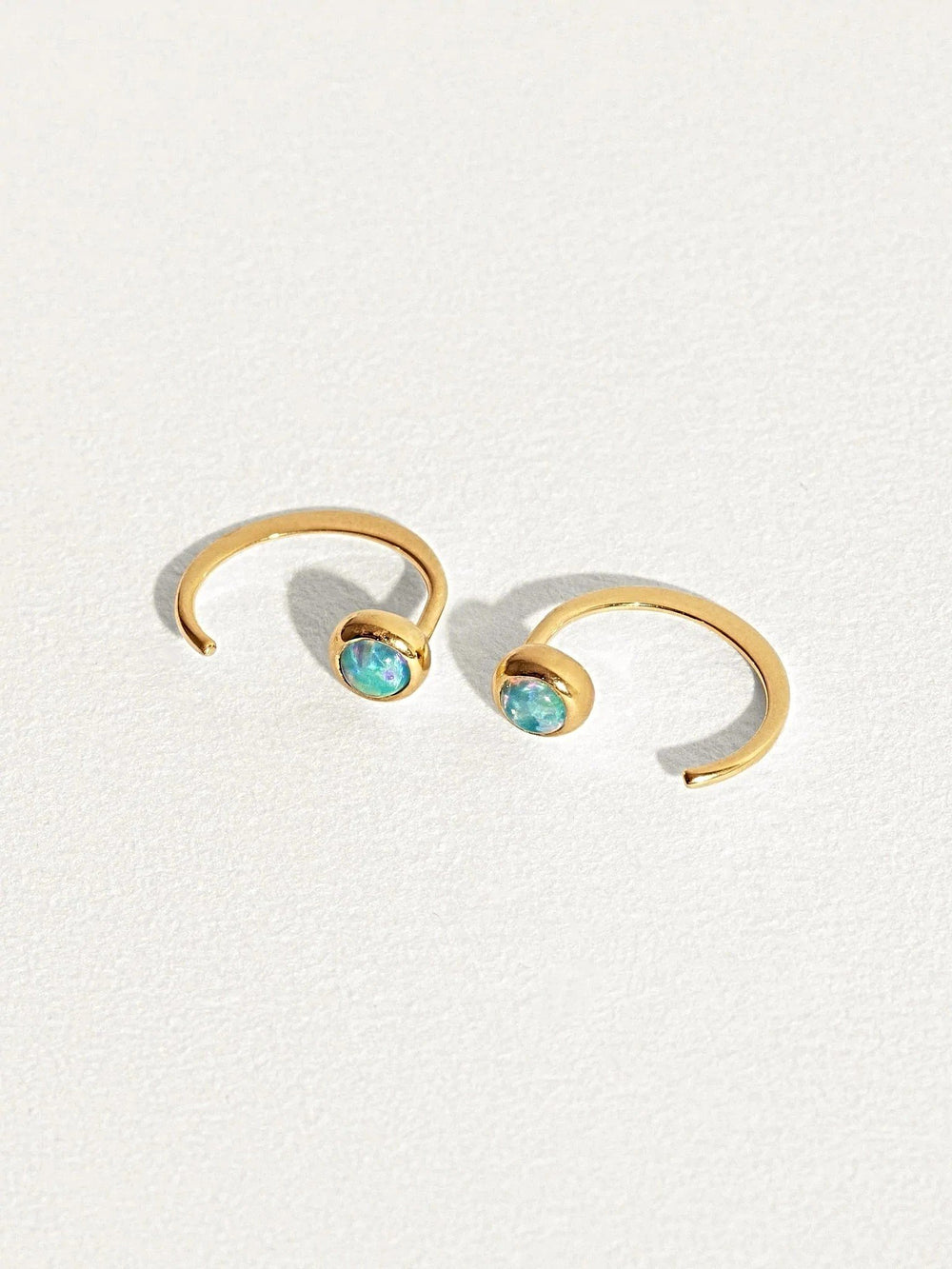 Sophie Huggie Hoops - 24K Gold PlatedBackUpItemsBirthstone EarringsLunai Jewelry